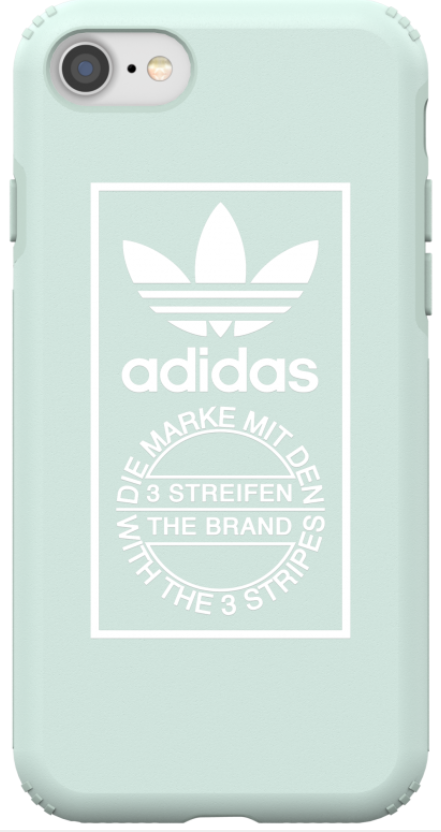 Adidas-Schutzhülle aus Silikon für Apple iPhone 78 Grün (EU Blister)