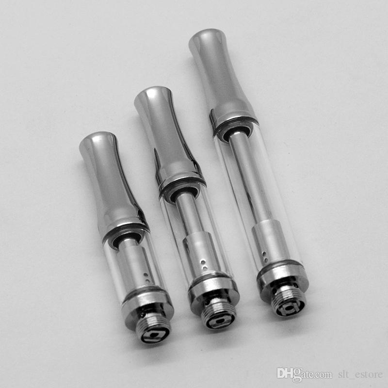 Vaporizer Cartridge 510 Thread Glass Tank oil Atomizer 92A3 Vape Round Mouthpiece Dual Coil for Thick Oil