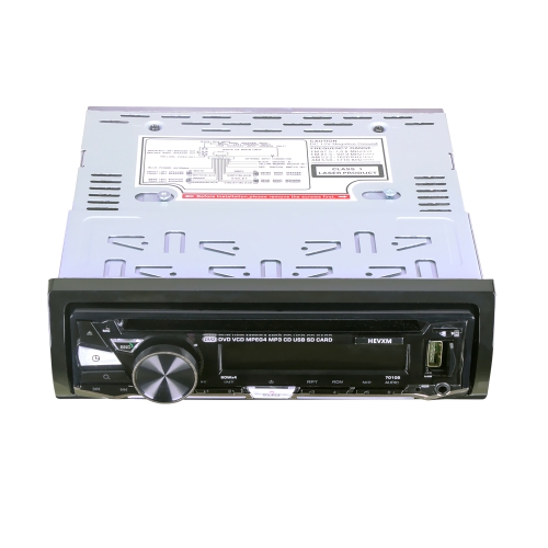 Reproductor de CD de DVD con un solo din 12V de coche con BT 7010B Vehículo MP3 Estéreo Radio control remoto inalámbrico con audio de manos libres Radio control remoto