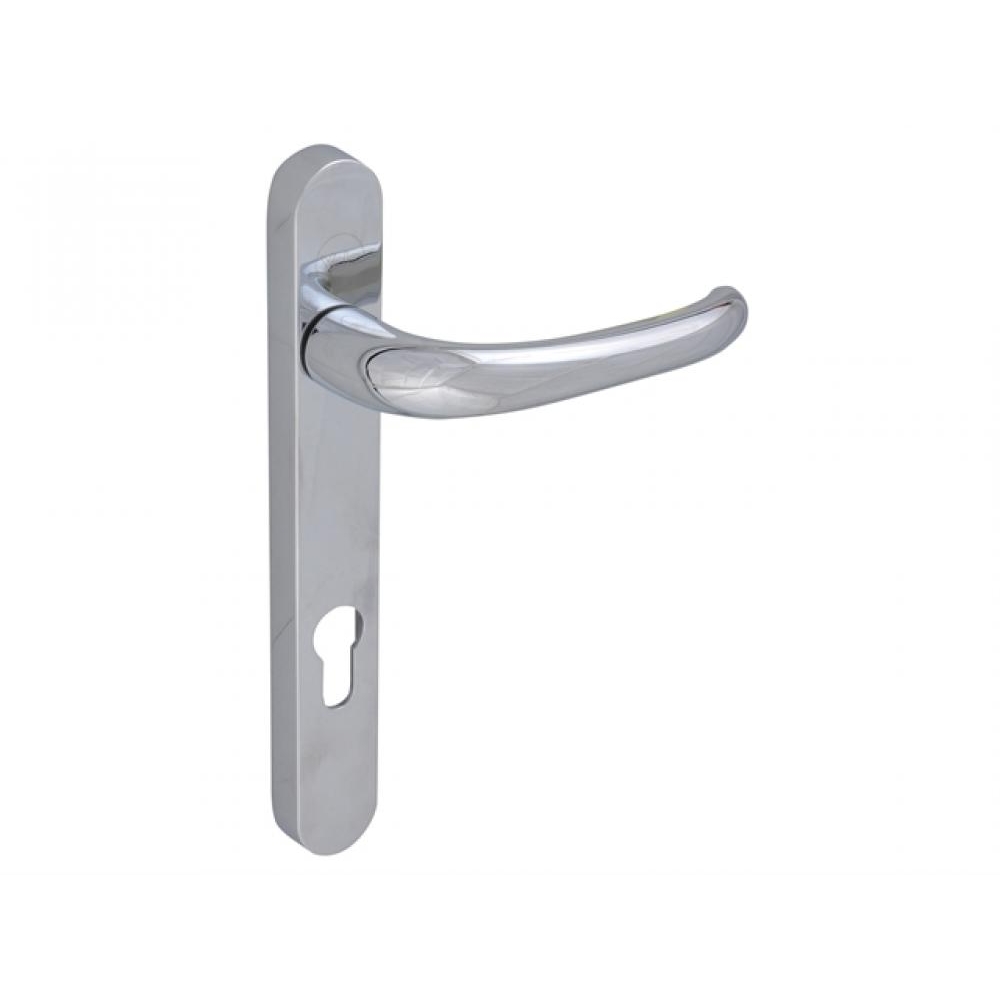 Yale Shortback Plate Handle uPVC Chrome Finish 92mm122mm