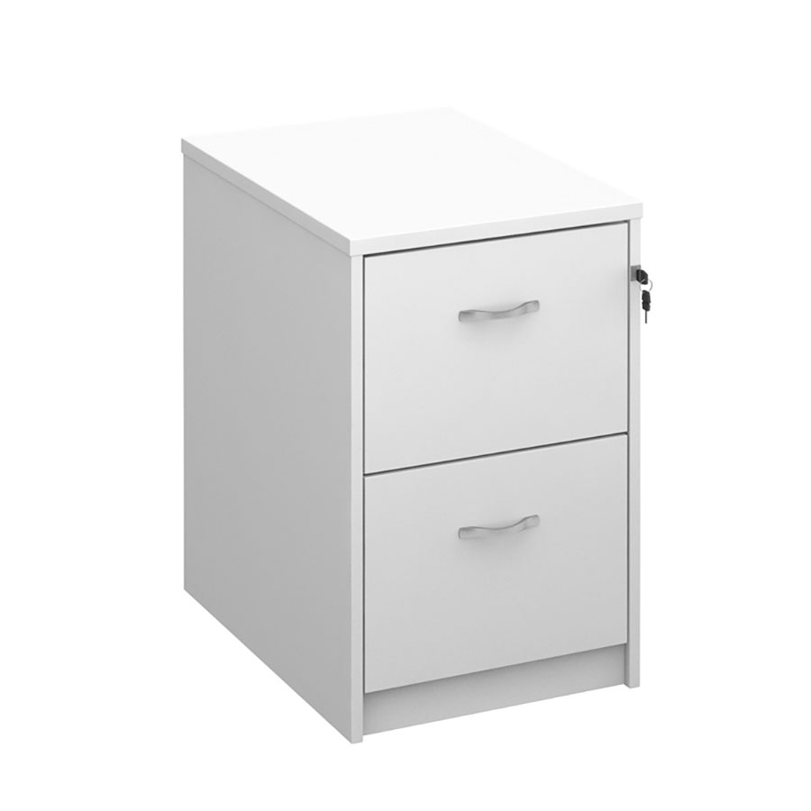 Vivo Filing Cabinet- 2 Drawers- White