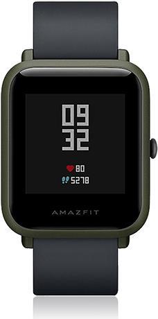 Amazfit Bip - Smartwatch - GPS - Schwarz/Grün (A1608)