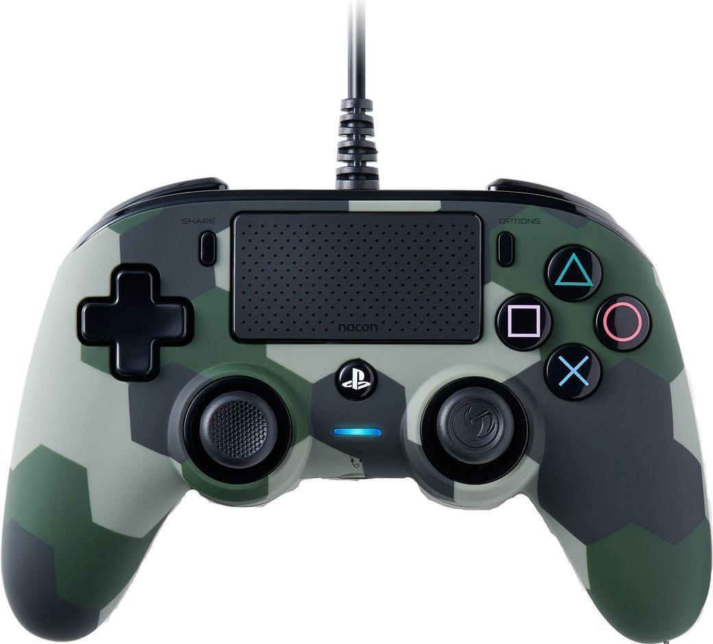 Nacon PS4 Controller Color Edition [Off. lizenziert/camo grün] (NA382556)