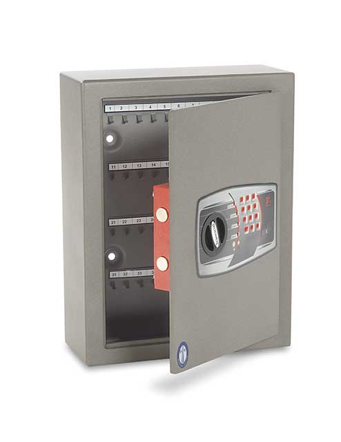 Burton CE40 Heavy Duty Key Safe- Electronic Locking- 40 Key Hooks
