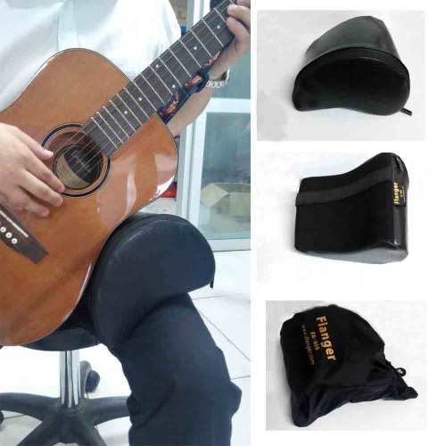 Guitare profilée coussin cuir couverture éponge intégré souple Portable Durable