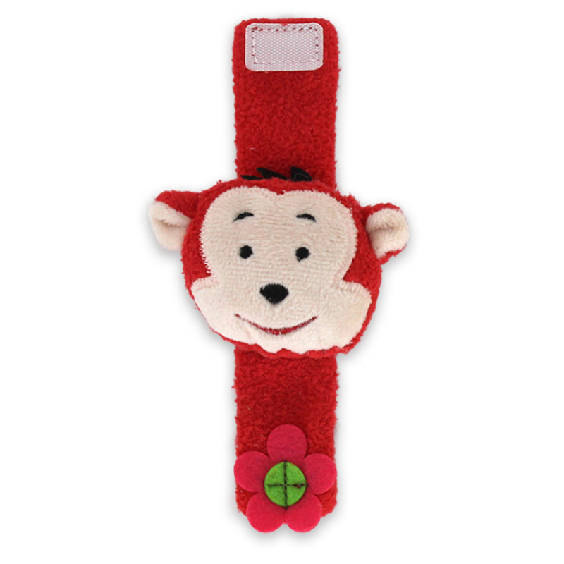 Baby Adorable Animal Velcro Closure Rattle Toys Wrist Band