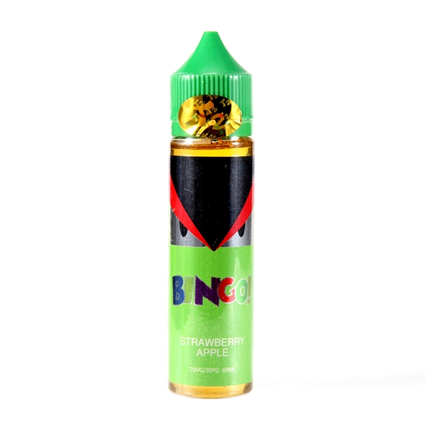 Authentic BINGO Strawberry Apple 60ML E-juice 0MG Nic E-Liquid for Electronic Cigarettes e-Ciga