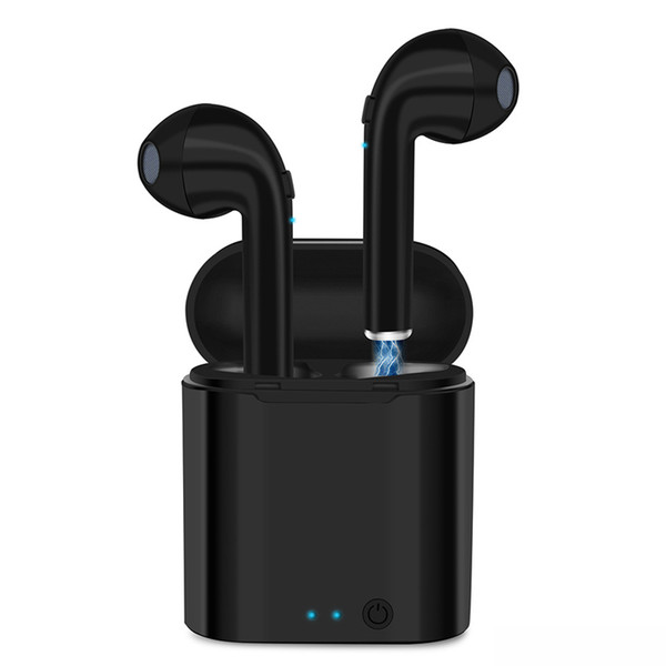 new i7s tws wireless bluetooth earphone bluetooth headsets headphones wireless earphones with charging box mic for android ios