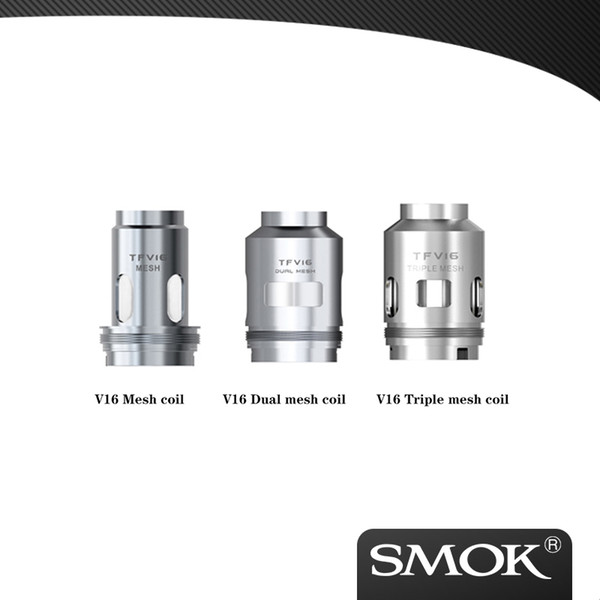 100% Authentic Smok TFV16 Mesh Replacement coils TFV16 Dual/ triple Mesh coils Fit Smok TFV16 Tank Atomizer