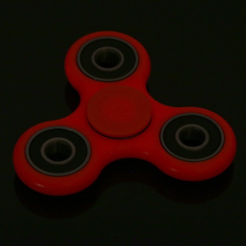 Tri Fidget Hand Finger Spinner Spin Widget Focus Toy High Quality Bearing EDC Pocket Desktoy Triangle Gift for ADHD Children Adults Luminous Glowing In The Dark Compact Relieve Stress Anxiety Boredom