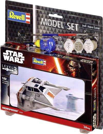 Revell Model Set Snowspeeder - 1:52 - Montagesatz - Raumflugzeug - Snowspeeder - Star Wars - Fortgeschritten (63604)