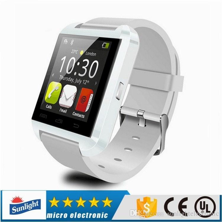 U8 Smart Watch Bluetooth Smartwatches Touch Screen Wirst Watches Without Altimeter For Android Smartphone IOS with Retail Package
