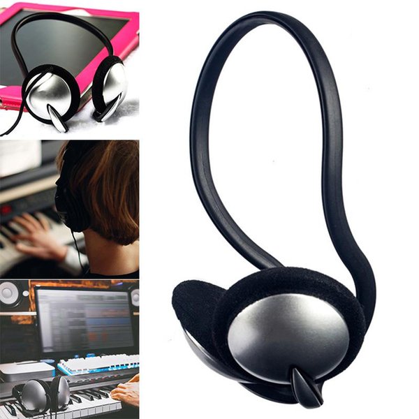 Headphones & Earphones Wired Neckband 3.5mm / 6.35mm Plug Piano Sound Black Headset For TV Phones PC Electronic