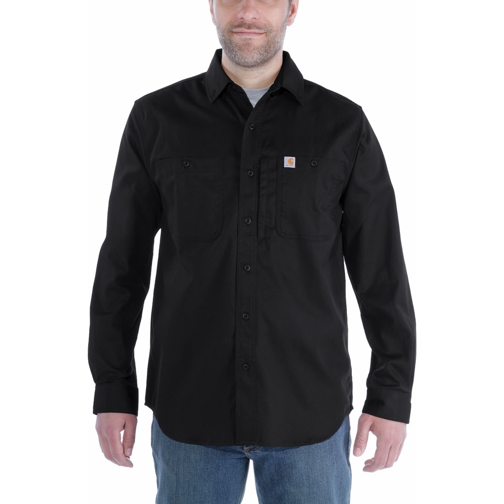 Carhartt Mens Rugged Prof Long Sleeve Button Work Shirt XXL - Chest 50-52' (127-132cm)