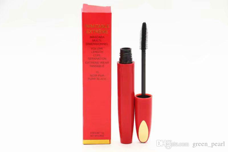 Top quality ,Brand cosmetic make up Makeup Mascara Inimitable Extreme Black VOMULE Red/White Tube Cosmetics drop shipping