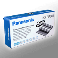 2 Panasonic TT-Bänder KX-BP081 schwarz