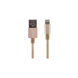 Sandberg Excellence - Lightning-Kabel - USB (M) bis Lightning (M) - 1 m - Gold - für Apple iPad/iPhone/iPod (Lightning)