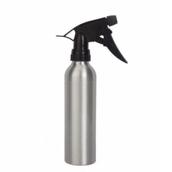 Wholesale-Tattoo Cleaning Tools 1pcs Silver Aluminum Alloy Tattoo Spray Bottle 300ml For Tattoo Supply Permanent Makeup