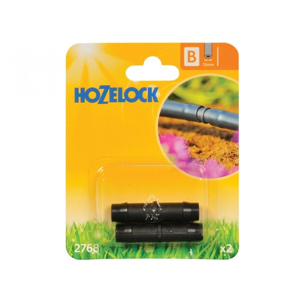 Hozelock Straight Connector 13mm 2 Pack