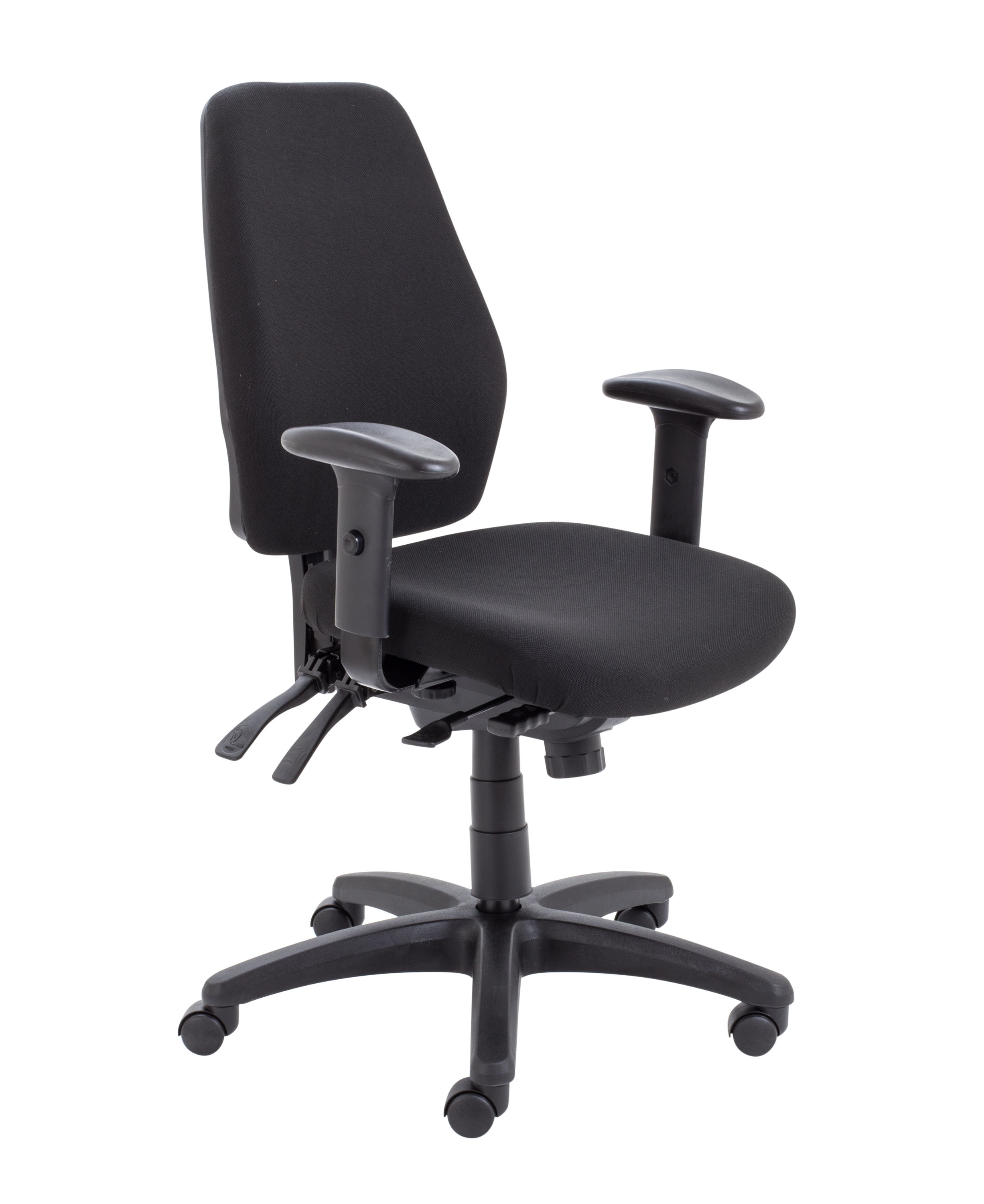 Call Centre Chair Without Seat Slide - Black
