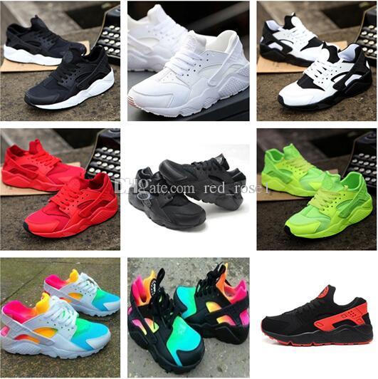 2018 Fashion Air Huarache Ultra Running Shoes Huaraches Rainbow Ultra Breathe Shoes Big kids Men & Women Huraches Multicolor Sneakers Shoes