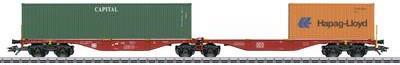 Märklin 47801 H0 Doppel-Containertragwagen der DB AG (47801)