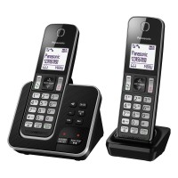 KXTGD322EB Twin Cordless Phone - Answer Machine