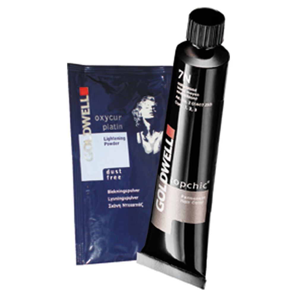 goldwell topchic permanent hair colour - 8k light copper blonde 60ml