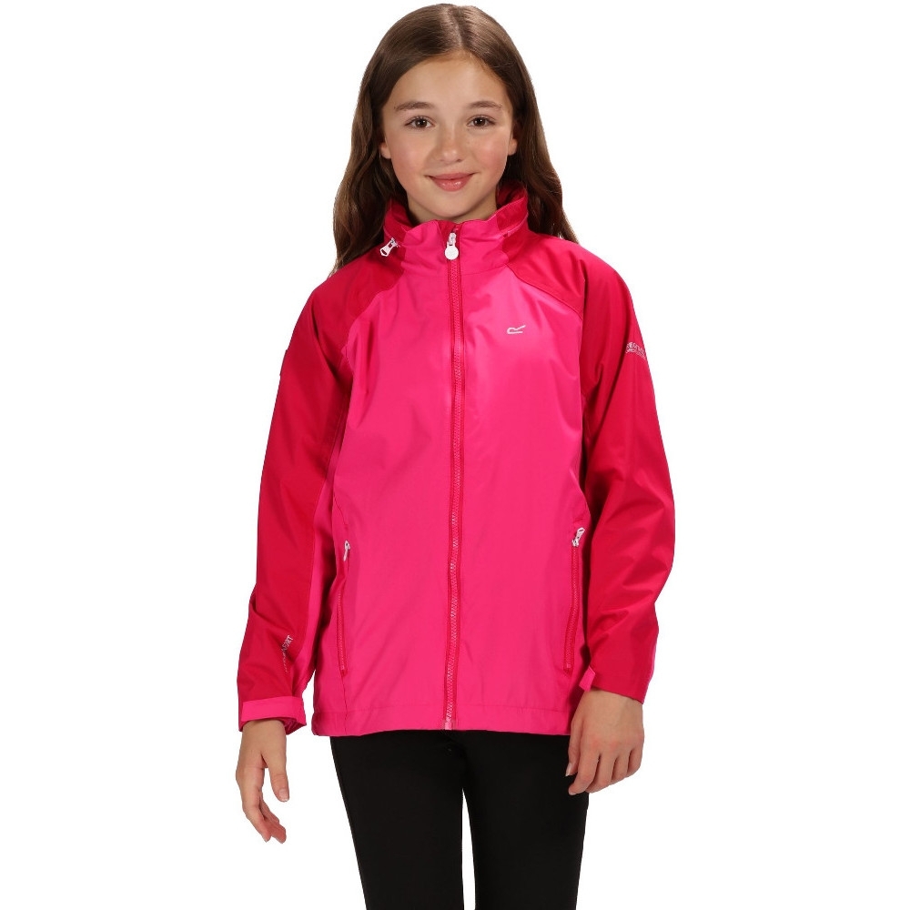 Regatta Boys & Girls Gabiel Waterproof Mesh Breathable Coat Jacket 13 Years - Chest 79-83cm (Height 153-158cm)