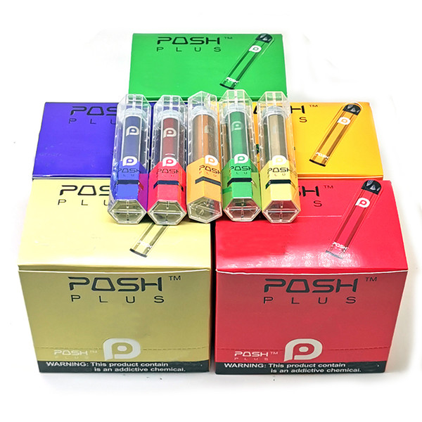Upgraded Posh Plus Disposable Device 280mAh Disposable Vape Pen 2.0ml Built-in Pod Empty 10 Colors Available