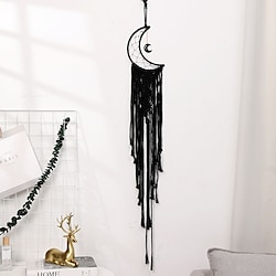 Handwoven tapestry dream catcher moon wall decoration pendants creative home wall hanging room wall decoration Lightinthebox