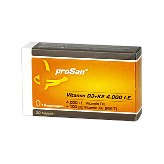 Prosan Vitamin D3+K2 4.000 I.E. Kapseln