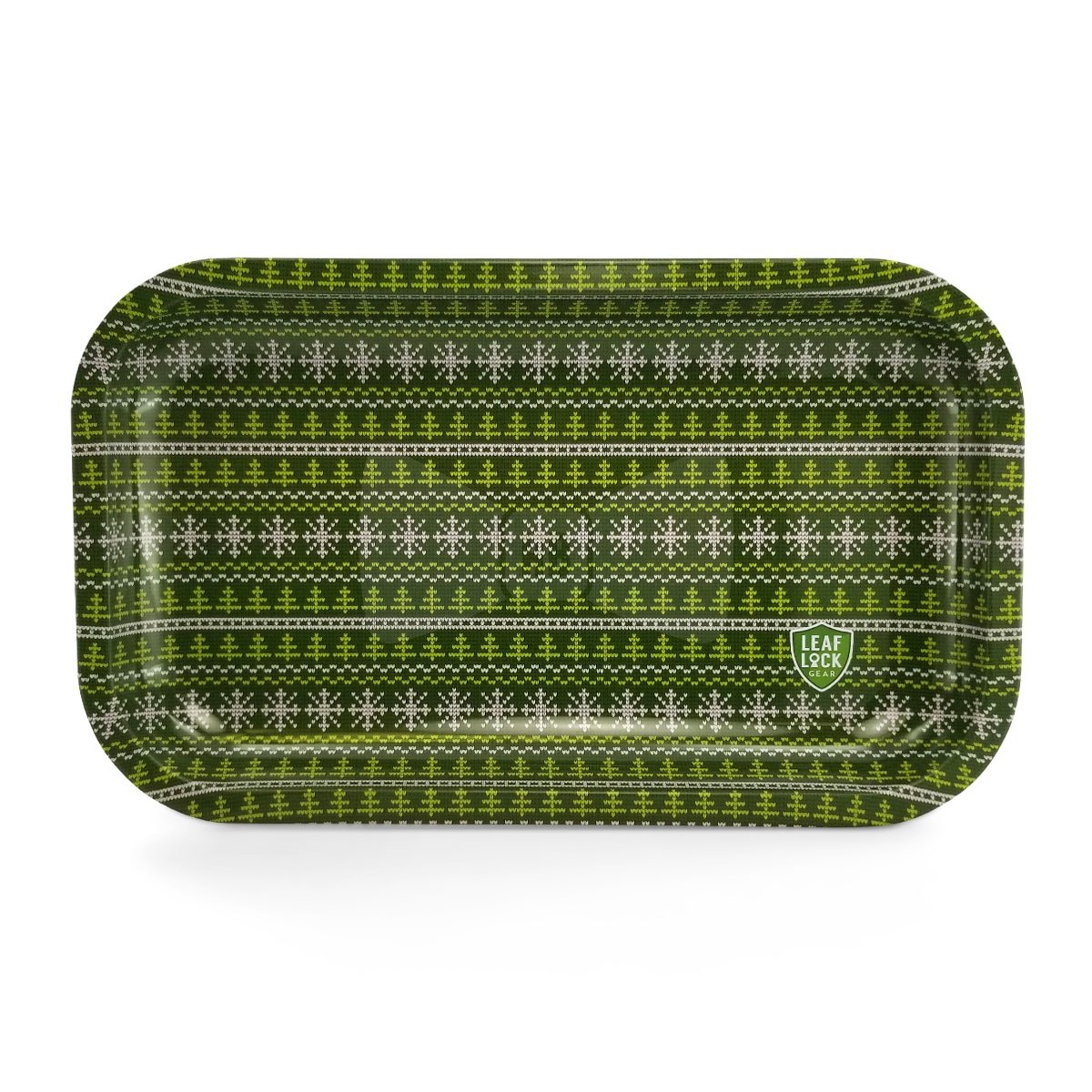 Leaf Lock Ugly Christmas Sweater Rolling Tray
