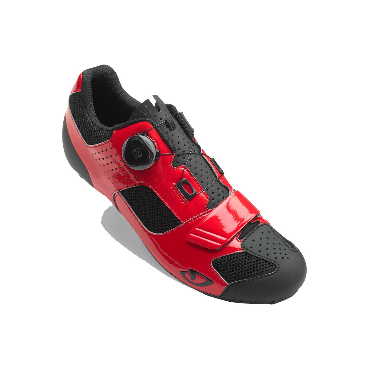GIRO Trans BOA Road Cycling Shoes 2018 Bright Red/Black 48