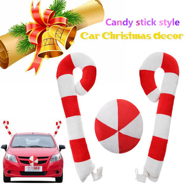 Christmas Stick Candy With Nose Car Vehicle Costume