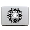 skinat adhesivo removible piel hermosa flores negras tableta y pegatina para el ordenador portátil MacBook Air 11 205  270mm