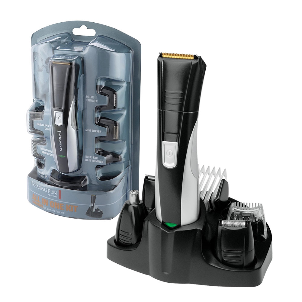 Remington Cordless & Rechargeable Nasal Nose Ear Hair Trimmer Shaver Grooming Kit - Model PG350