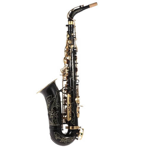 ammoon être Alto saxophone en laiton laqué or E plat Sax 82Z clé Type Instrument à vent avec nettoyage pinceau chiffon gants Cork graisse sangle rembourrée cas