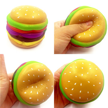 SquishyShop Hamburger Squishy 8cm Slow Rising With Packaging Collection Gift Decor Soft Toy