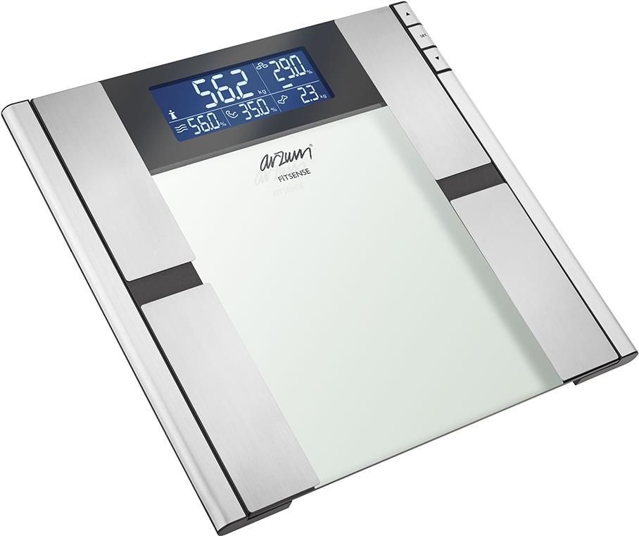 Arzum AR553 Personenwaage Elektronische Personenwaage Silber (AR553)