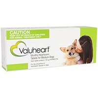 Valuheart For Medium Dogs 23-44 Lbs Green 6 Pack