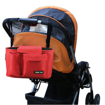 Women Mommy Baby Bags Multi-pocket Multifunctional Shoulder Portable Car Storage Bag