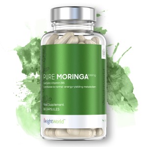Pure Moringa Oleifera en Gelule - Complement Naturel Regenerant - 60 Gelules de 1000mg