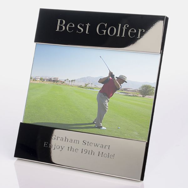 Engraved Best Golfer Photo Frame