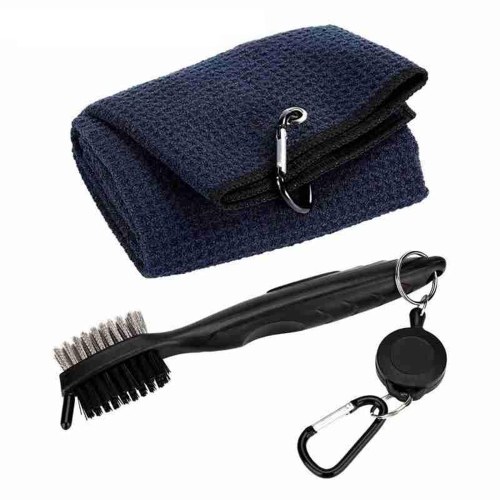 Kit d'outils de brosse de golf durable pour serviette de golf en microfibre