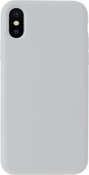 KMP Printtechnik AG Schutzhülle KMP Apple für iPhone XS Silikon Case gray (1418710710)