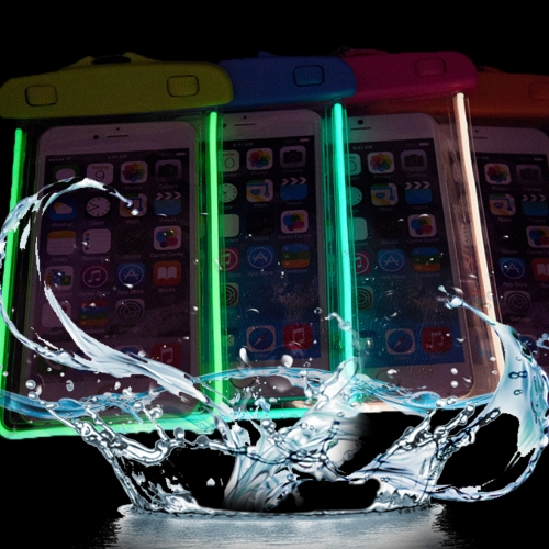 Sac lumineux de téléphone intelligent universel de PVC Waterprooof de fluorescence pour tous les téléphones