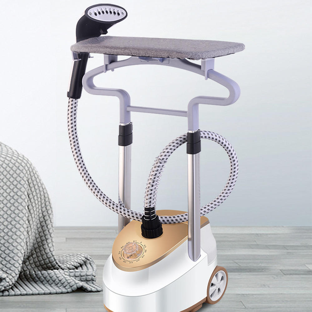 Double Rod Garment Steamer Home Hand-held Iron Vertical With Ironing Board