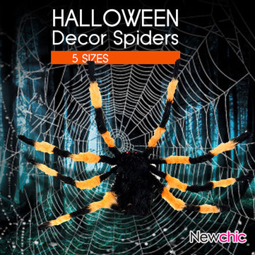 Halloween Decor Spiders