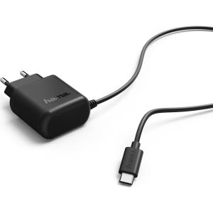 Hama Essential Line - Netzteil - 15 Watt - 3 A (USB Type C (power only)) - Schwarz (00173617)